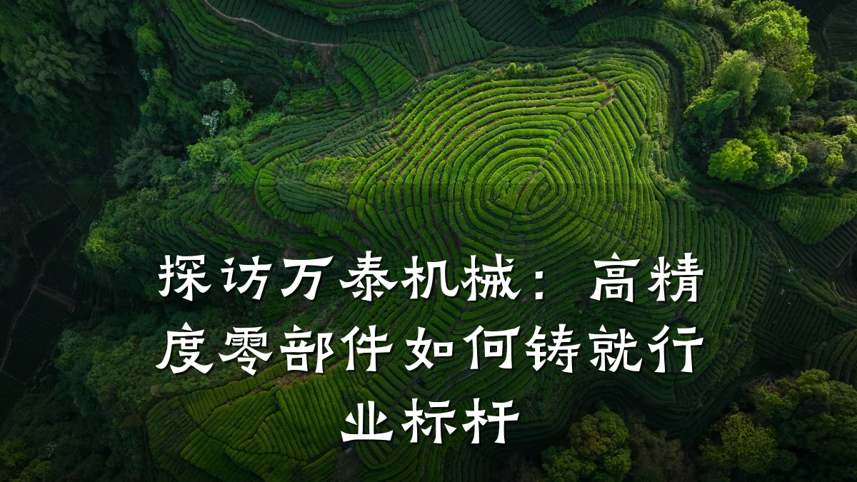 探访万泰机械：高精度零部件如何铸就行业标杆