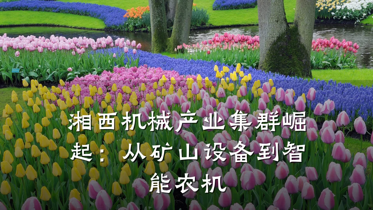 湘西机械产业集群崛起:从矿山设备到智能农机